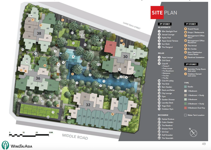 the-m-condo-site-plan-singapore